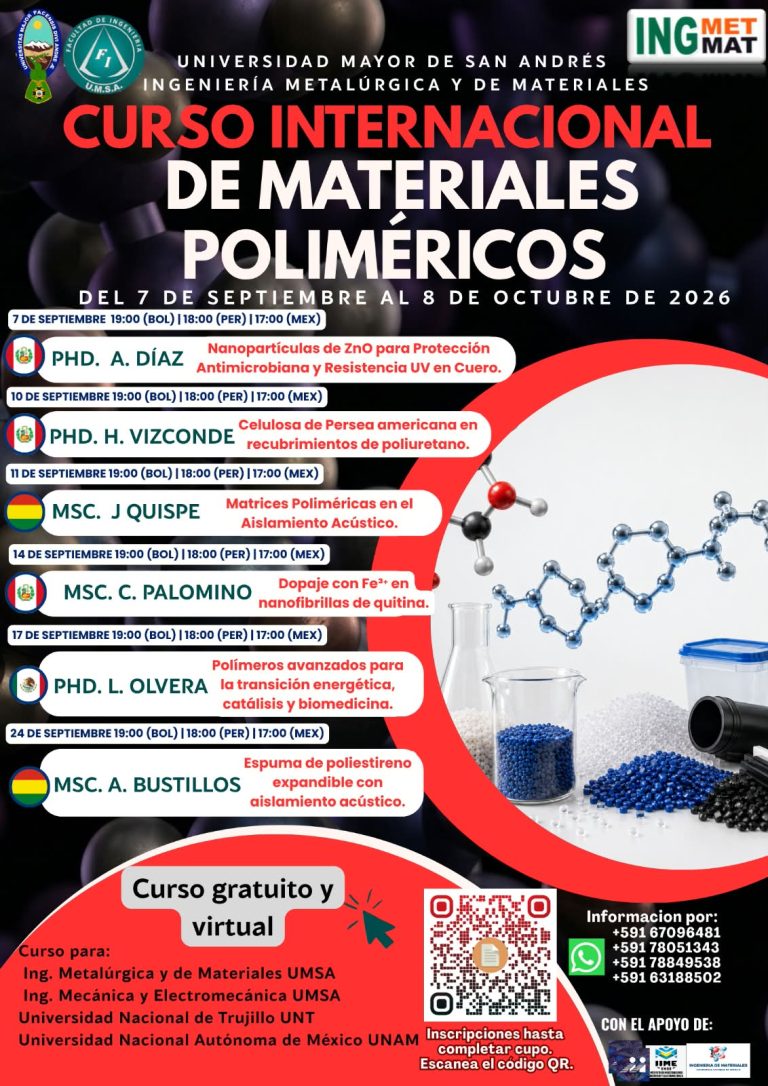 Curso Internacional de Materiales Poliméricos